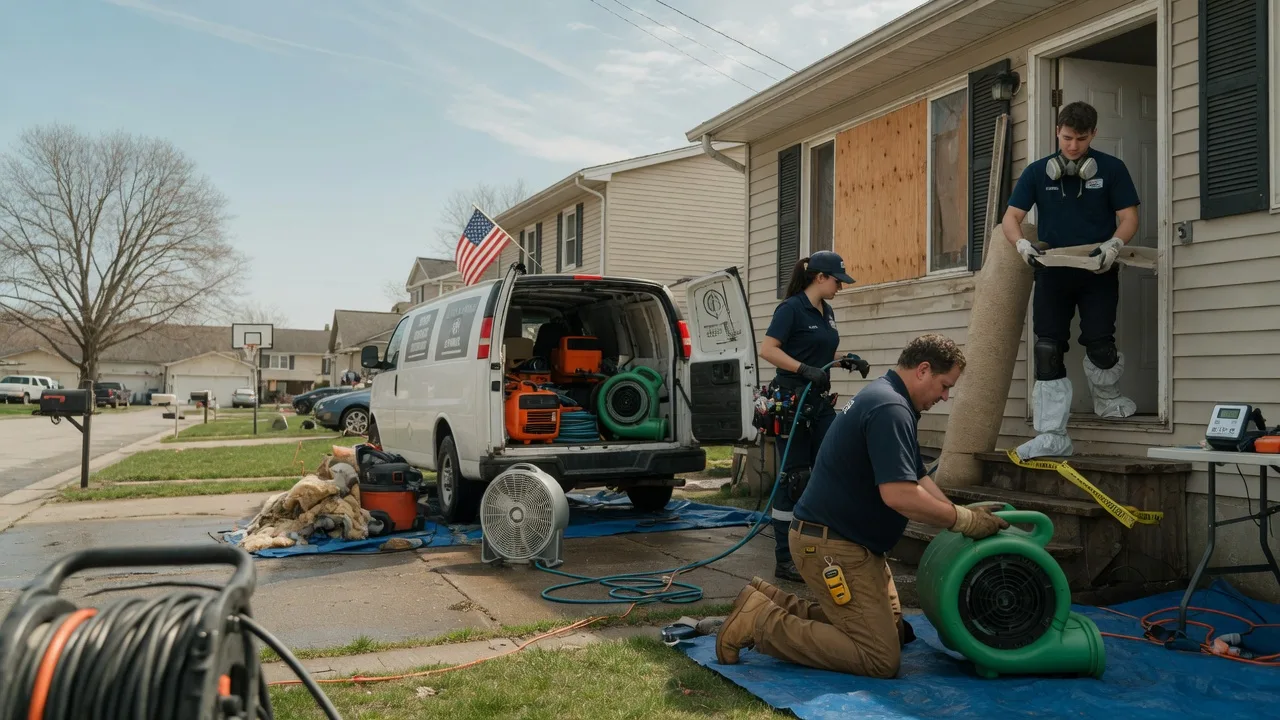 Water Damage Restoration in Grass Lake, MI near me